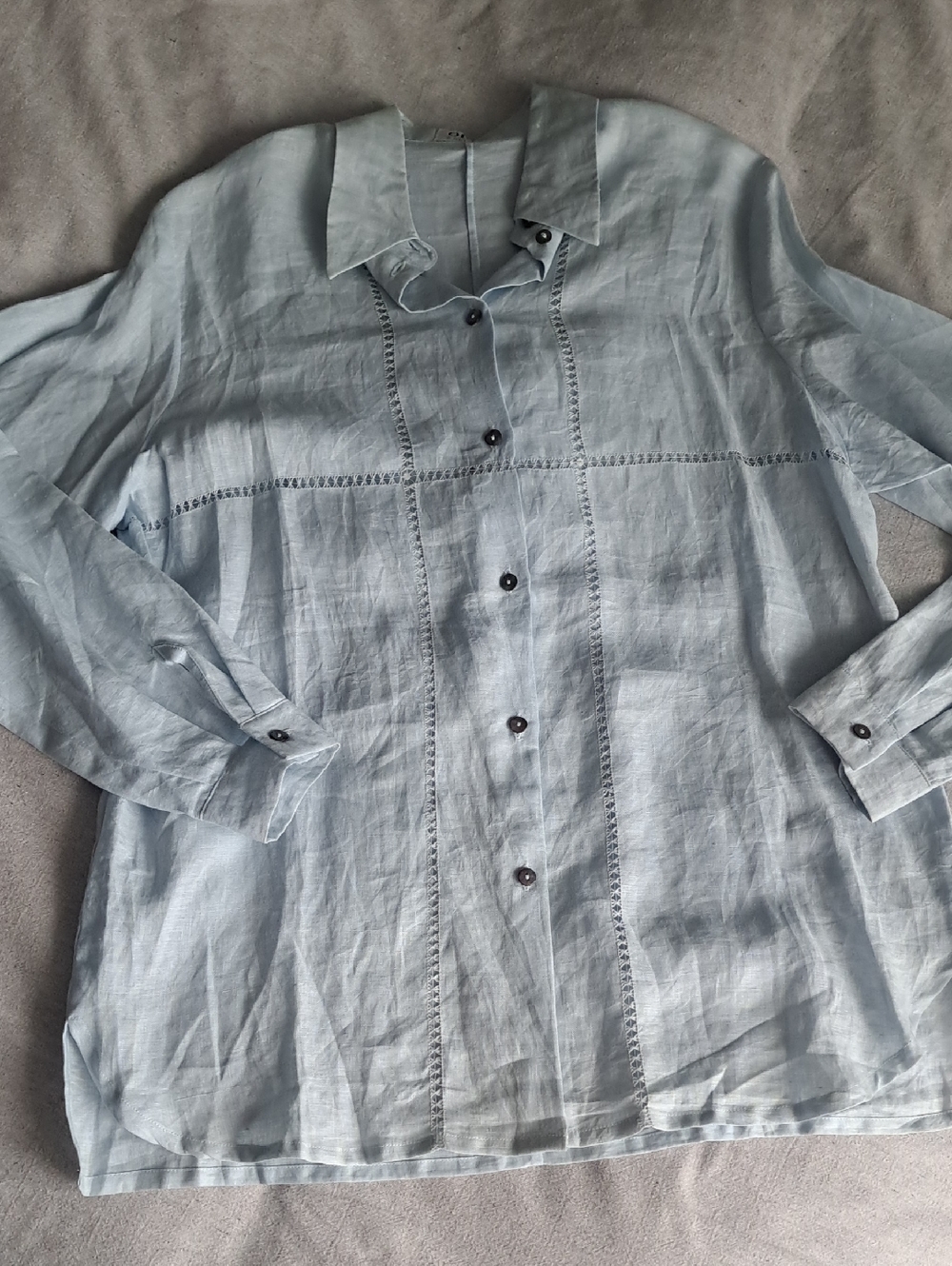 Olsen Light Blue Linen Shirt